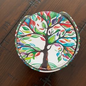 Set of 6 NWOT Art Drink Coasters